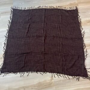 Abercrombie & Fitch Women Scarf Silk
& Wool 42X41"